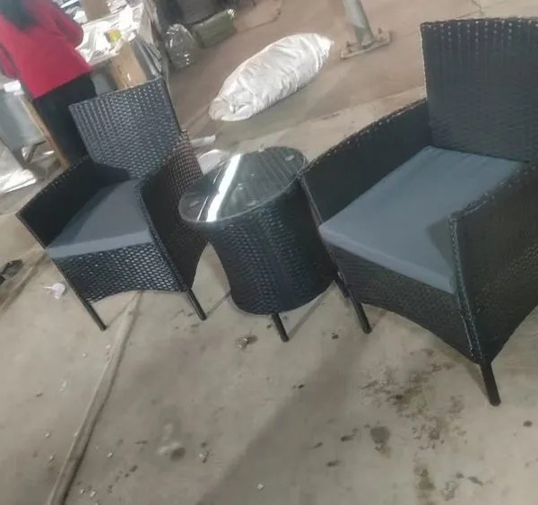 Factory Directly Supply Modern Rattan Garden Set Party Used Beer Iced Set With Waterproof Cushion photo-2