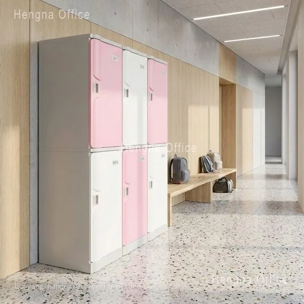 Anti-Bounce Door Plastic Locker | ABS-L620-1D Screwless Assembly School Storage Cabinet | With Laser Printed Number Plates photo-2