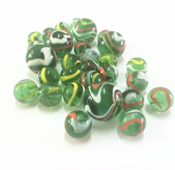 Wholesale Glass Beads Marbles 16mm 25mm Colorful Glass Beads Fishbowl Decorative Beads Craft Ball photo-3