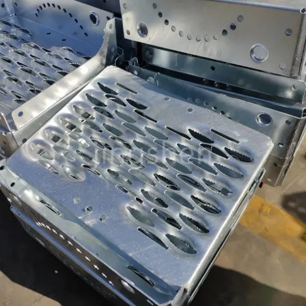 Customized Size Hole Pattern Stainless Steel 304 316 Perforated Metal Sheet Round Hole Anti-Slip for Stair Tread and Platform photo-2
