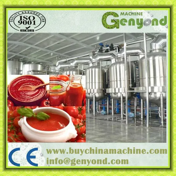 Shanghai Factory Tomato Paste Production Plant Ketchup Making Machine/ Tomato Sauce Fruit Jam Processing Line photo-5