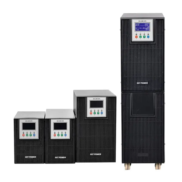 1KVA to 10kVA Single Phase Double-conversion Online UPS Pure Sine Wave