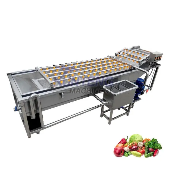 Industrial Mung Bean Sprout Cabbage Lettuce Washing Machine Vegetable Washer Crab Hibiscus Leek Cleaning Machine EPC