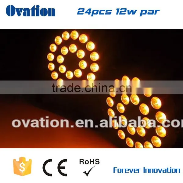 LED PAR LIGHT RGBWA UV 6in1 24X12W FLAT PAR photo-2