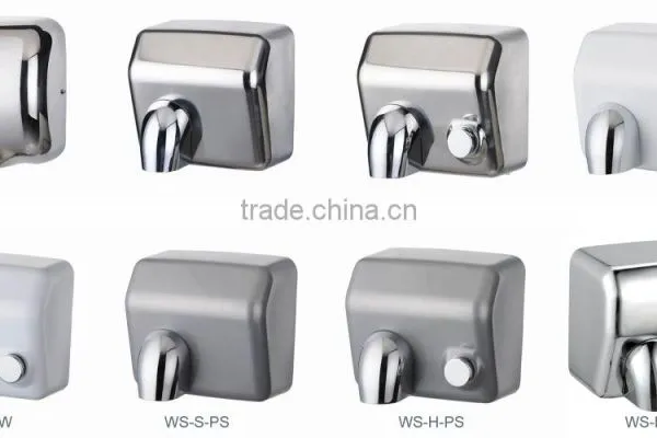 2300W White Iron Shell Automatic Electrical Infrared Sensor Jet Hand Dryer photo-6