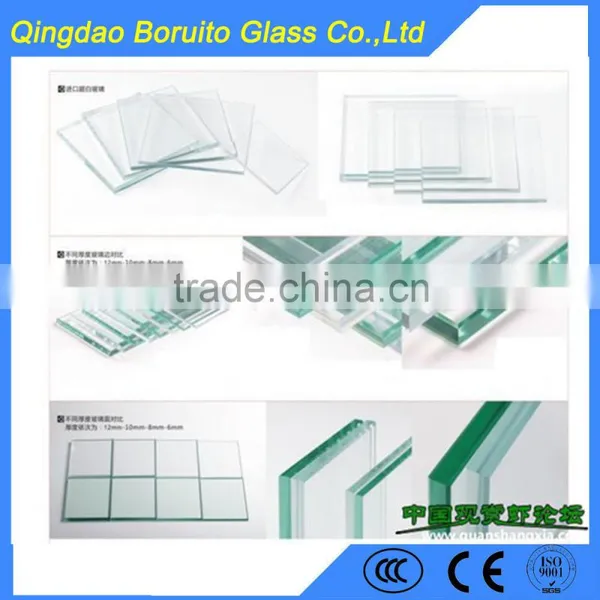 8mm 10mm Ultra Clear Float Glass With Polished Edge photo-5