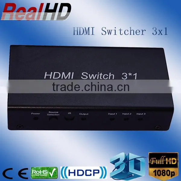 3 Way HDMI Mechanical Switch Super Mini House