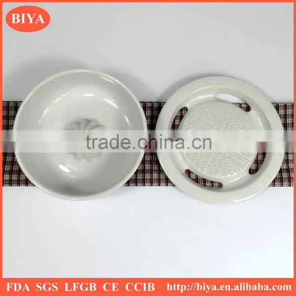Juicer Porcelain Orange Juice Drink Big Bowl, Vegetables Lapping Pot, Fruit Grinding Plate, Ground Dish,Grinding Powder photo-3