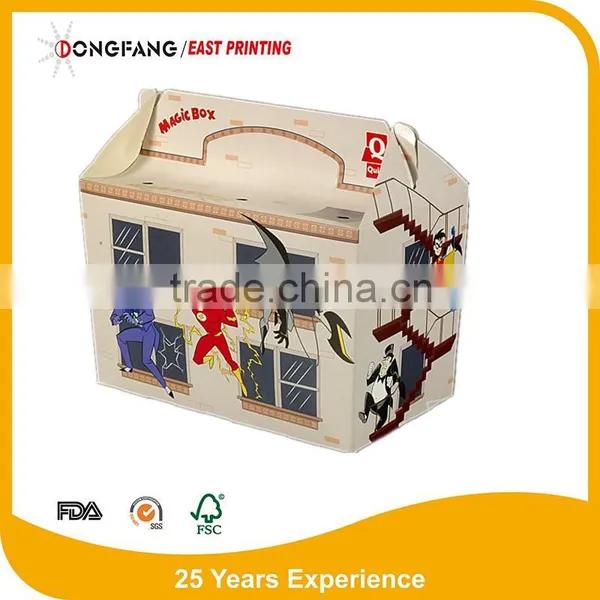 Full Color Printing Foldable Paper Cupcake Box Paper Cake Box of High Quality photo-4