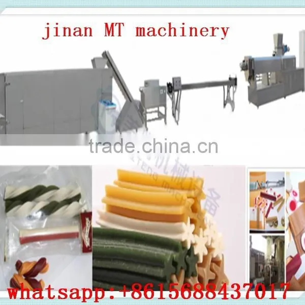 Different Shape Dog Treats Production Line/making Machine/dog Chew Processing Line photo-4