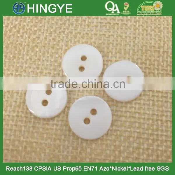 Wholesale High Quality Two Holes Natural River Shell Buttons for Clothing SH-001 Quality Choice photo-3