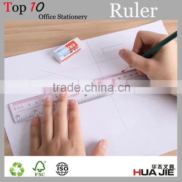 school stationery plastic ruler scale ruler paper ruler manufacturer for student