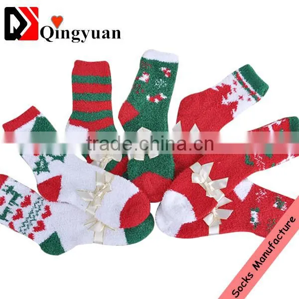Comfortable Cozy Socks Jacquard Microfiber Socks photo-4