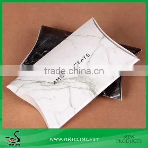 Sinicline Granite Texture Paper Card Foldable Pillow Box photo-3