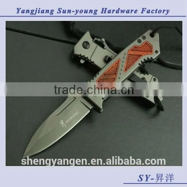 OEM DA53-1fast Opening Folding Knife(flat Head) Hunting Knife Pocket Knife UD401724