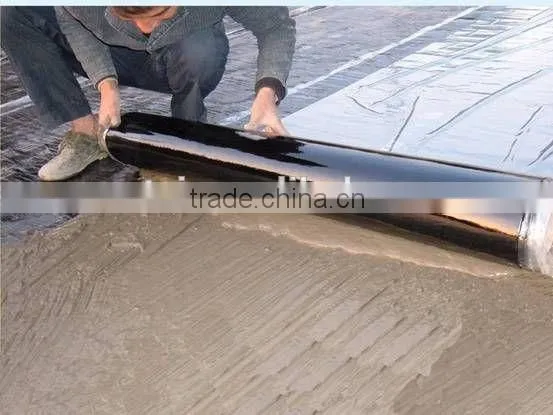 Apple Green HDPE Self-adhesive Bitumen Waterproof Membrane for Building Roofing/underground/bridge /tunnel/pool/parking photo-5