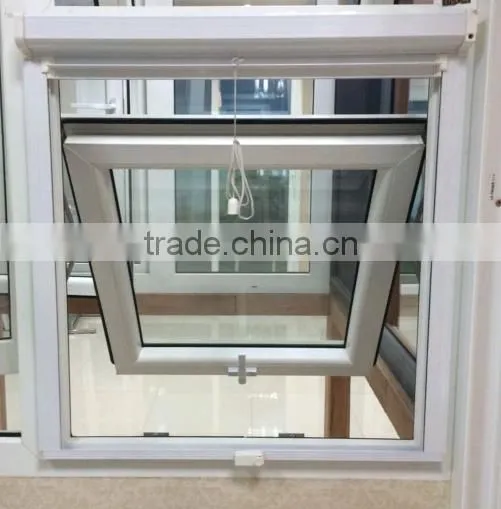 Ventilation Plant Top Hung Window and Tempered Pvc Window photo-3