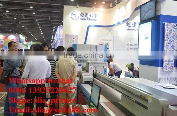 YUEDA Large Format Eco Solvent Printer Price With 6pcs Km1024 Printer Head 3.2m photo-3
