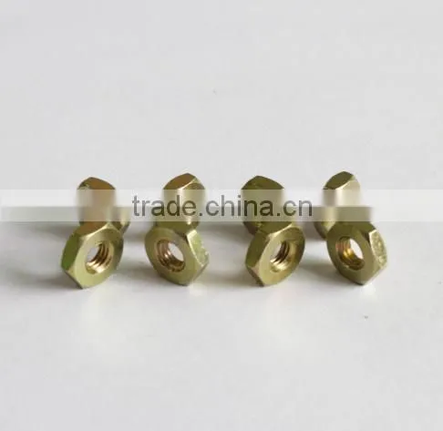 DIN439 Color Zinc Hexagon Thin Nuts photo-3