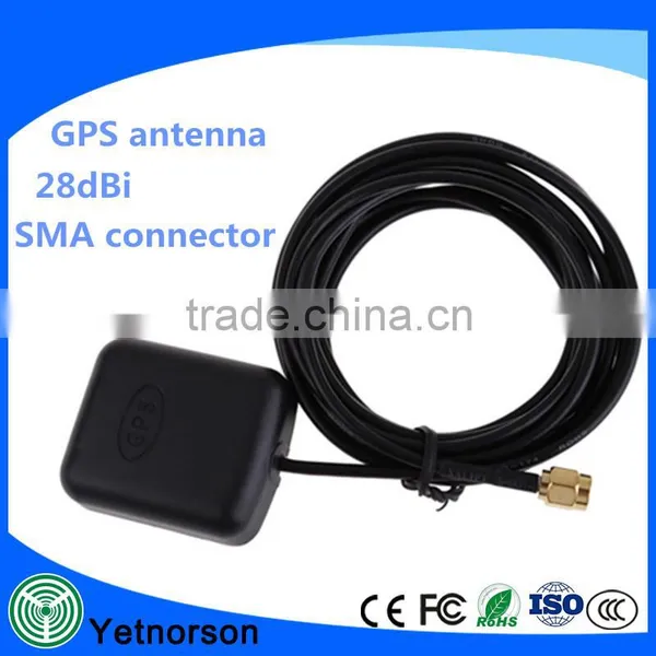 External Gps Glonass Antenna SMA for Car Navigation Dvd GNSS Receiver With Amplifier photo-5