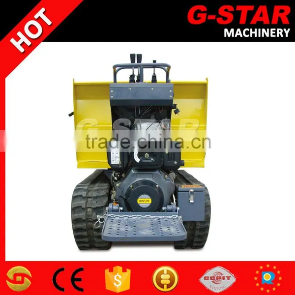 BY1000M Construction Tools ce Certificated Tracked Power Barrow photo-3