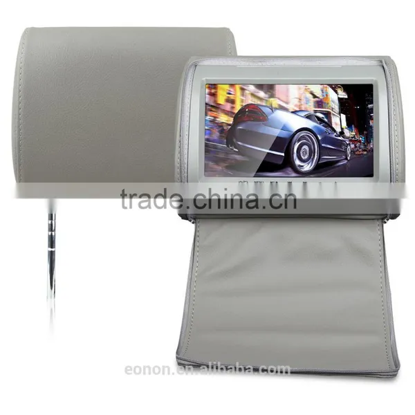 EONON L0291 9" HD Car Headrest Monitor With Built in DVD (Gray Color) photo-2