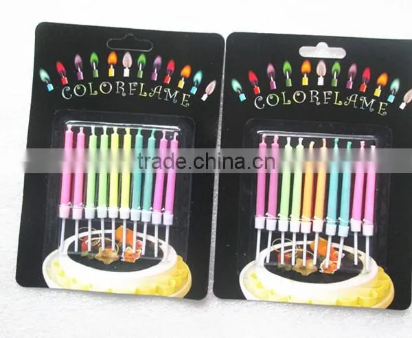 Unique Color Flame Fireworks Birthday Cake Candles photo-4