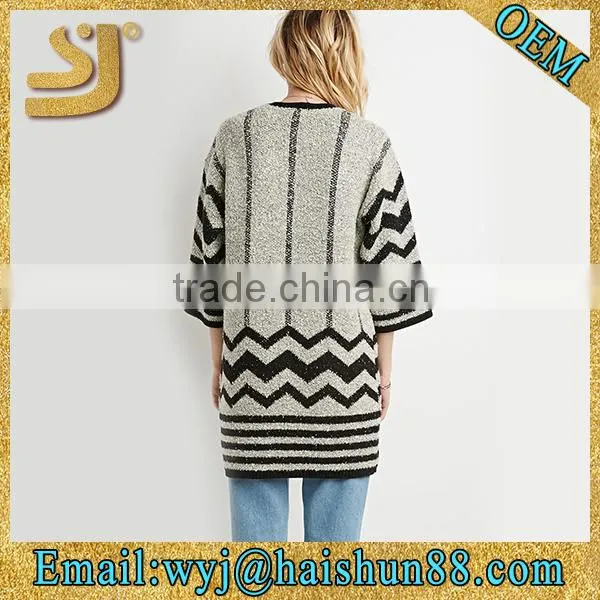 Patterned Longline Cardigan photo-2