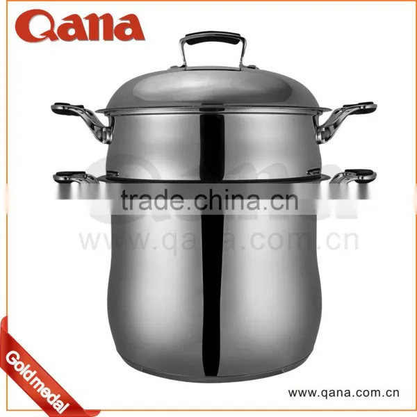 Nostick Stainless Steel Couscous Steamer Pot