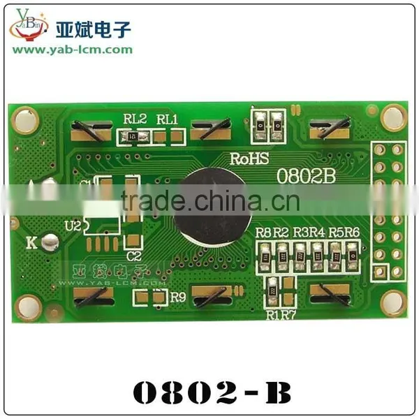 0802 Lcd Module 5V 3.3V LCM Display Black Character Small Lcd Display photo-6