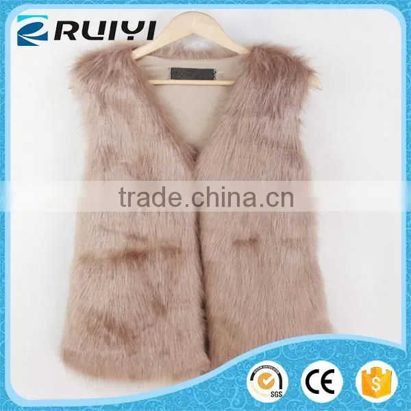 Blank Faux Fur Jacket Faux Fur Vest