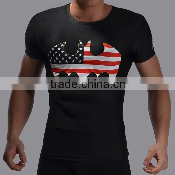 201superman Bat-men/spiderman t Shirt Men Cool Casual Style Short Sleeve Round Neck Personalized Shirts photo-3
