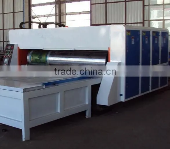 Semi-automatic Carton Box Flexo Printing Slotter Die Cutter Machinery photo-4