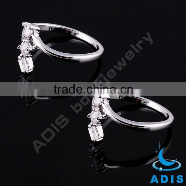 Elegant Custom Wholesale Fashion AAA Zircon Mens Brass Ring photo-4