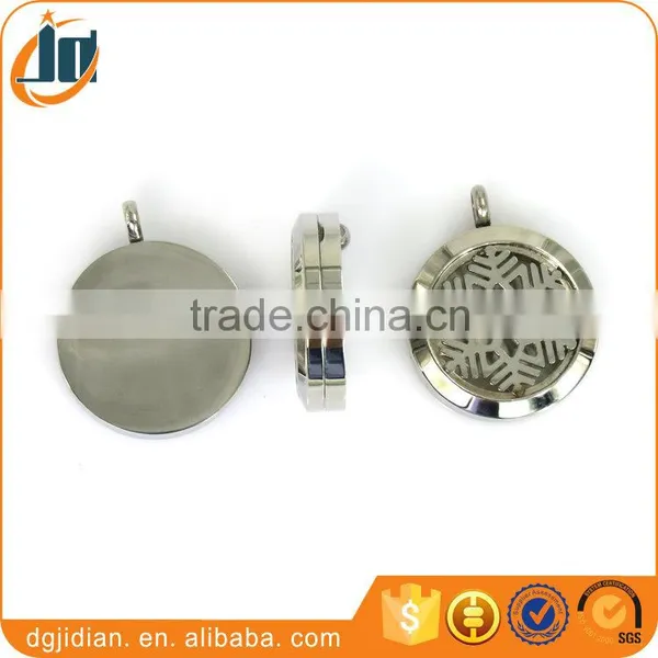 Stainless Steel Perfume Locket Aromatherapy Essential Oil Diffuser Necklace photo-6
