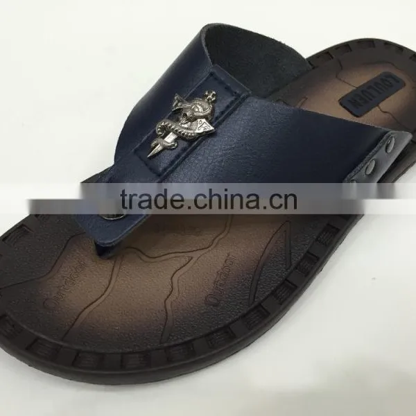 663 LOULUEN Fashionable Summer 2016 Arabic Design Men Sandal Slipper Quality Choice
