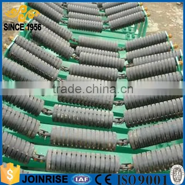 Rubber Coated Buffer Conveyor Roller for Stone Quarry photo-4