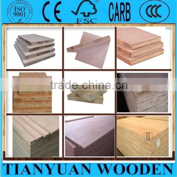 Melamine Faced Blockboard/Veneered Block Board/laminated Wood Block Board photo-5