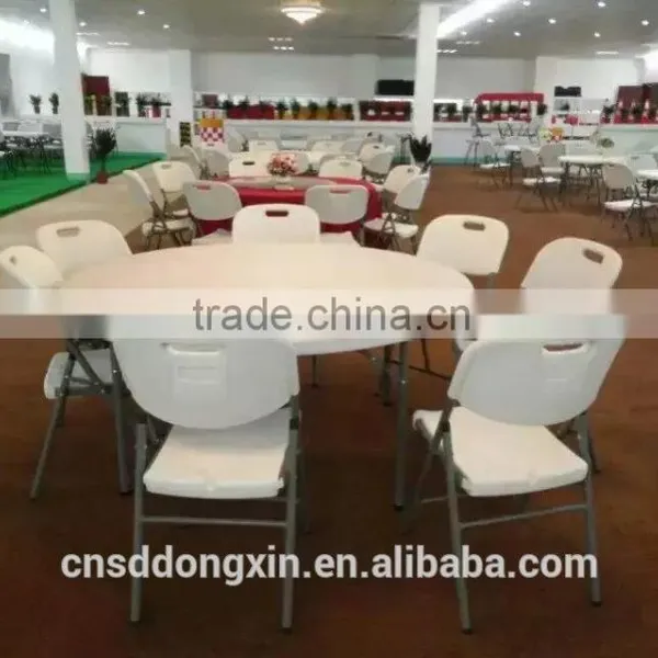 Comfortable HDPE Folding Table and Folding Chair for Garden photo-6
