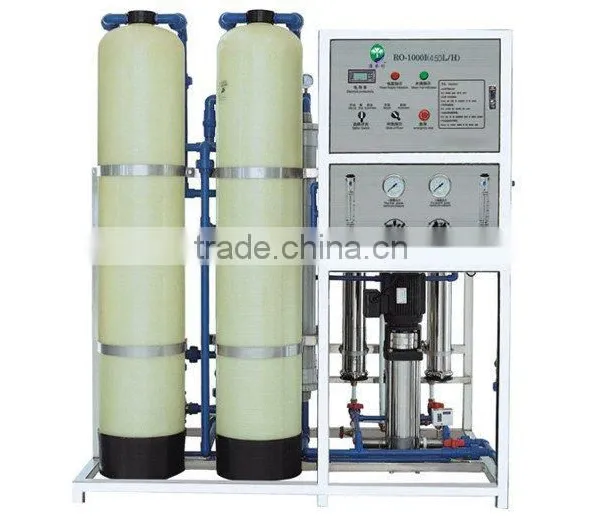 RO Water Filtration Sysmtem 450LPH With FRP Filter Vessel