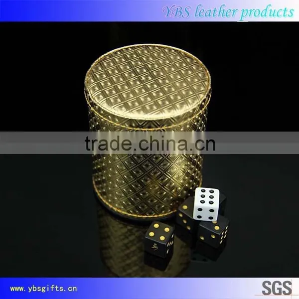 Personalizd Custom Leather Dice Cup With Lid photo-3