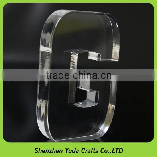 High Grade Shaped Laser Cutting Letters Hanging Outdoor Acrylic Logo Block photo-3