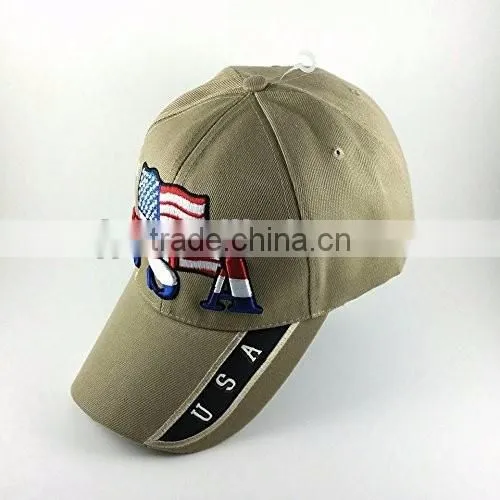 High Quality 6 Penl USA Flag Adjsutable Baseball Cap photo-6