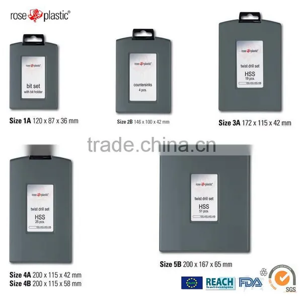 PP Transparent PVC Clear Visible or PE Colored Plastic Packaging Box for Stepped Drill Rose Box BR photo-5