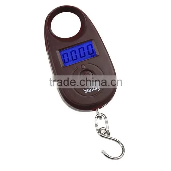 Digital Electronic Portable Backlight Hook Luggage Hanging Mini Pocket LCD Travel Postal Pear-shaped Scale photo-2