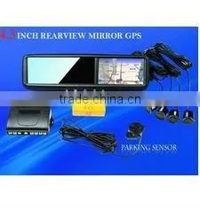Bluetooth Car Kit Rearview Mirror Parking Sensor