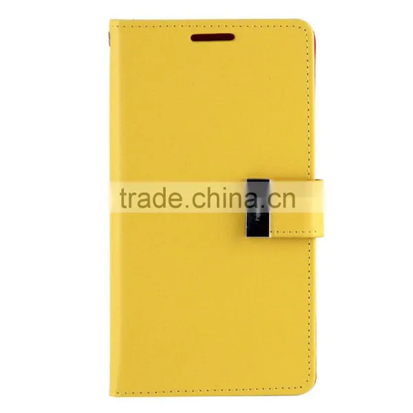 Original Mercury Rich Diary Metal Stand PU Flip Leather Cover Cases for S6 Edge Plus Mobile Phone photo-6