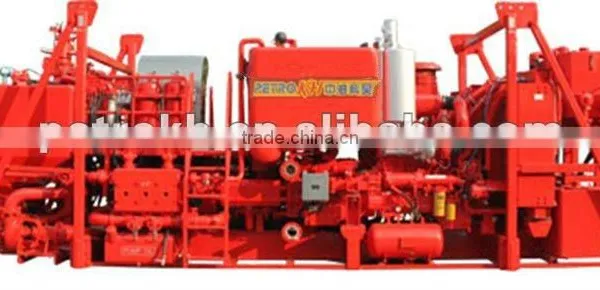 Double Pump Oil Well Cementing Skid