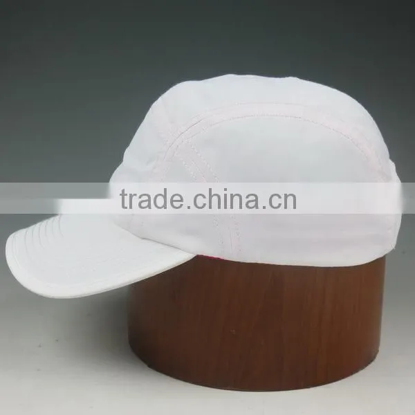 Plain White Soft Fabric Ladies Sports Cap photo-3