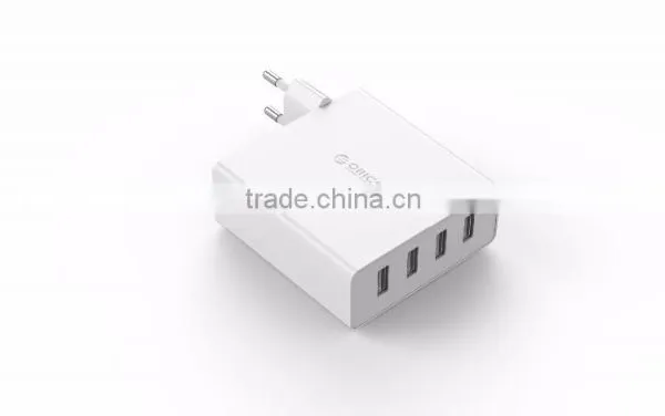 ORICO DCW-4U 4 Port Smart Usb Wall Charger for Table Phone With Rechangeble AC Plug photo-3